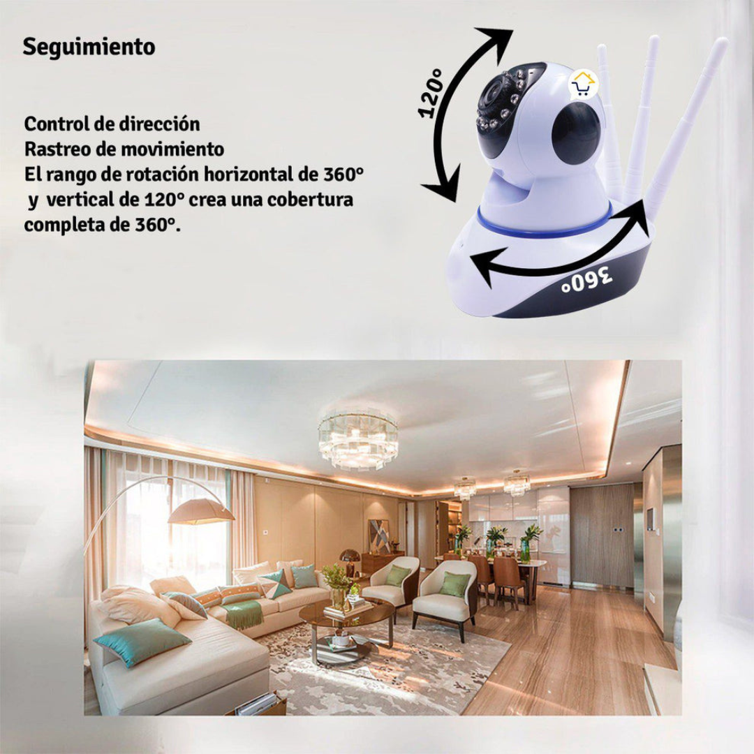 Cámara IP Robótica de Seguridad Wi-Fi Visión Nocturna + ENVÍO GRATIS + PAGA AL RECIBIR