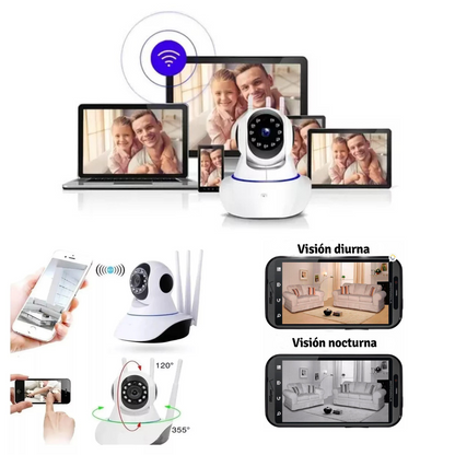 Cámara IP Robótica de Seguridad Wi-Fi con Visión Nocturna + ENVÍO GRATIS