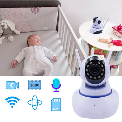 Cámara IP Robótica de Seguridad Wi-Fi con Visión Nocturna + ENVÍO GRATIS