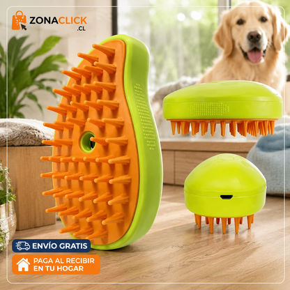 Cepillo Quitapelo a Vapor Recargable para Mascotas + ENVÍO GRATIS