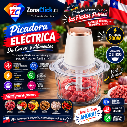 🔪PICADORA  BOLD TRANSPARENTE + 🚚ENVIO GRATIS + PAGA AL RECIBIR🏠