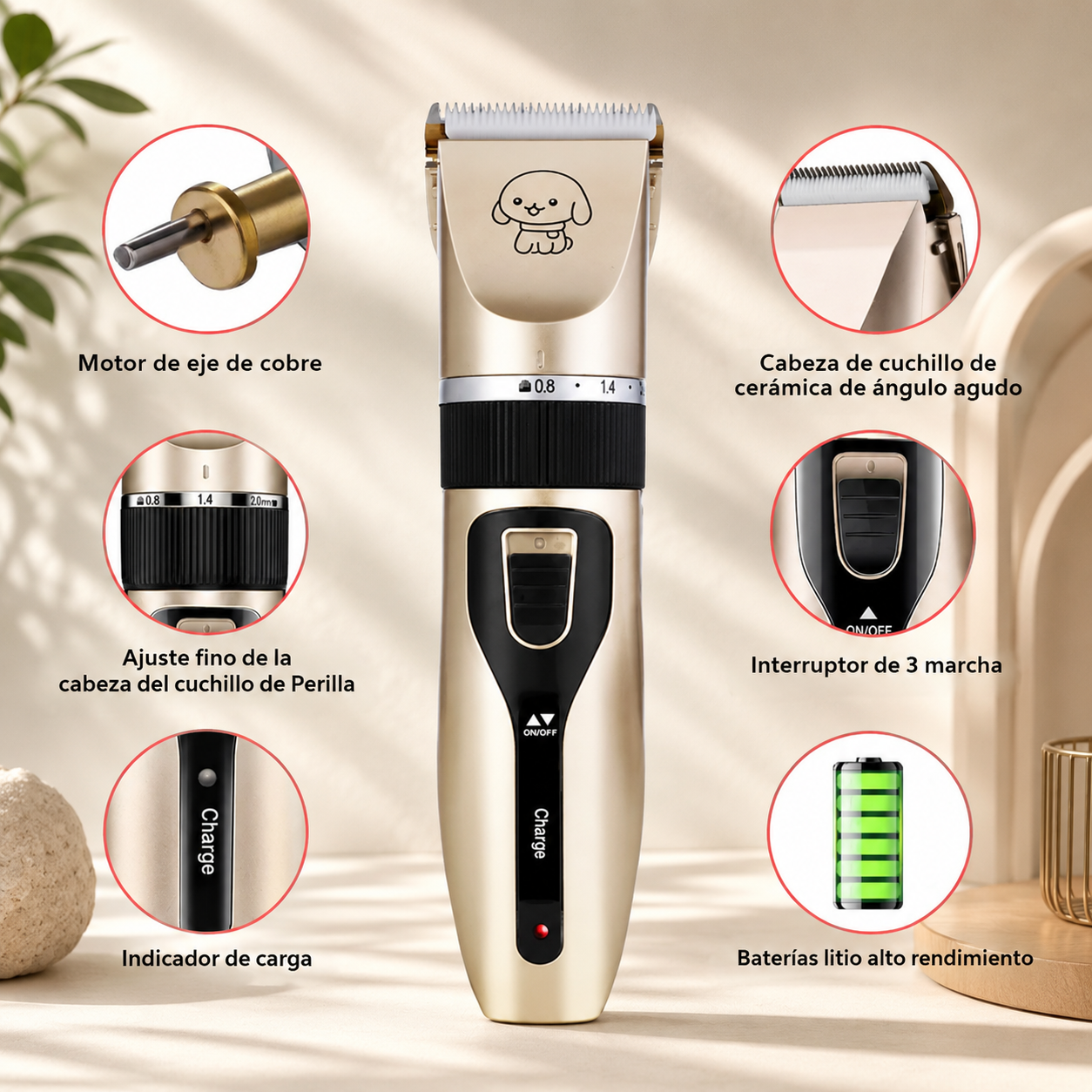 🐾Set Maquina de Aseo para Perros y Gatos 🐾 + ENVÍO GRATIS + PAGA AL RECIBIR🏠