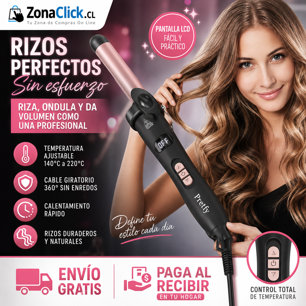💖Plancha Alisador y Ondulador + ENVÍO GRATIS + PAGA AL RECIBIR 🏠