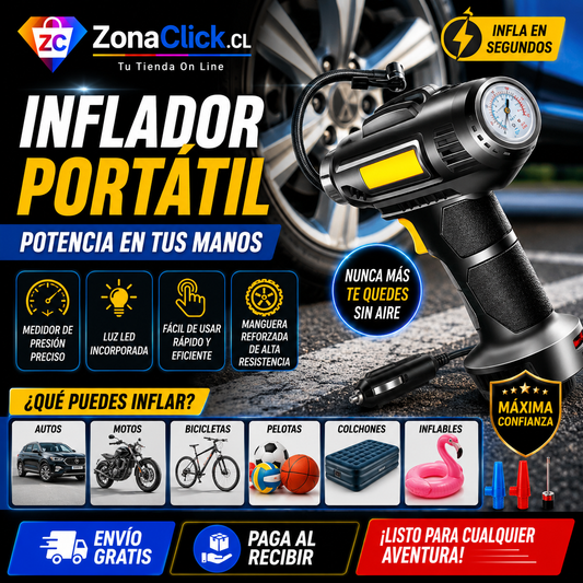 INFLADOR DIGITAL INFLADOR DE AIRE + 🚚ENVÍO GRATIS PAGA AL RECIBIR🏠