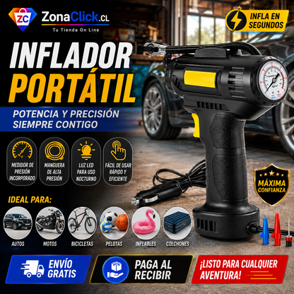 INFLADOR DIGITAL INFLADOR DE AIRE + 🚚ENVÍO GRATIS PAGA AL RECIBIR🏠
