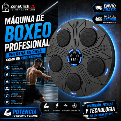 🥊POWERBOX PRO™ Maquina Boxeo Musical Entrenamiento Pro