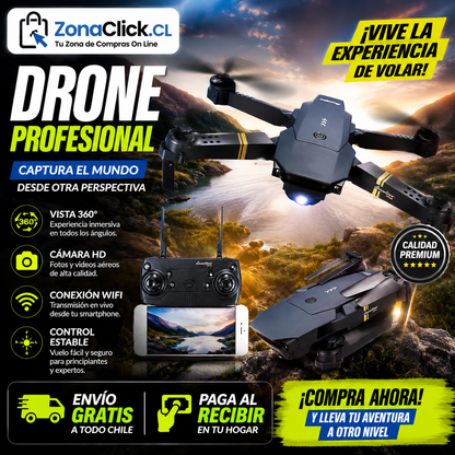 Dron Dual Camera ™ 4K Wi-Fi + 🚚ENVÍO GRATIS + PAGA AL RECIBIR 🏡