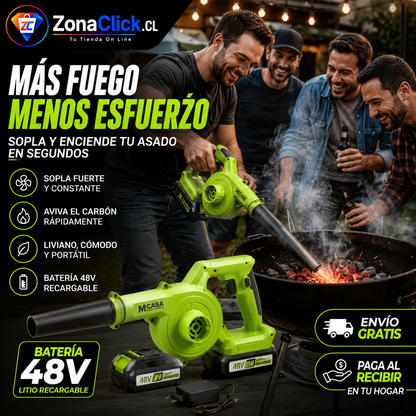 Soplador Aspiradora Inalámbrico Mcasa 48V + 🚚ENVÍO GRATIS + PAGA AL RECIBIR🏠