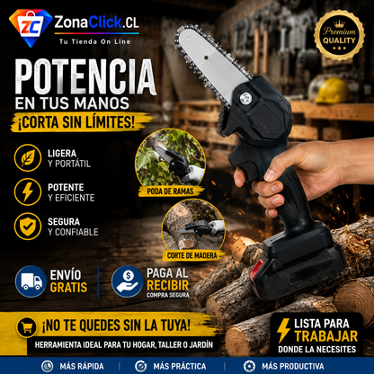 Mini Motosierra Inalámbrica 1 Batería + ENVÍO GRATIS + PAGA AL RECIBIR