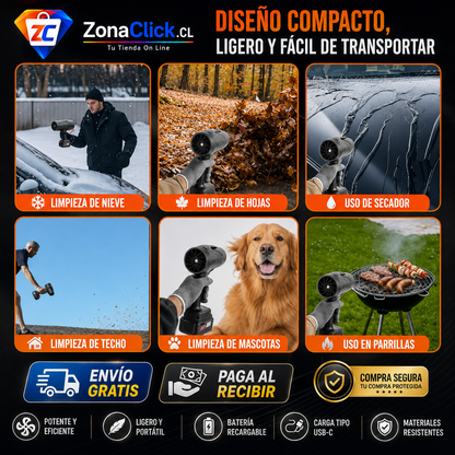 Soplador De Carbón y Polvo Profesional Negro ENVÍO GRATIS + PAGA AL RECIBIR