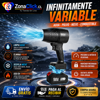 Soplador De Carbón y Polvo Profesional Negro ENVÍO GRATIS + PAGA AL RECIBIR