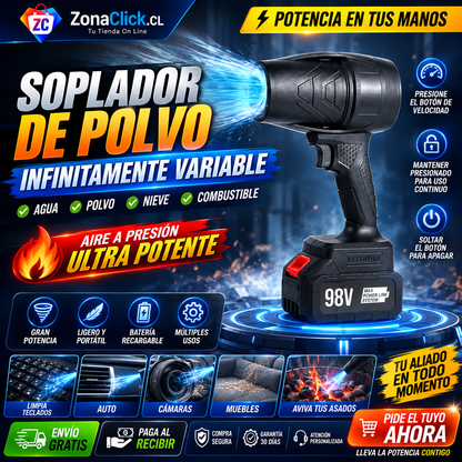 Soplador De Carbón y Polvo Profesional Negro ENVÍO GRATIS + PAGA AL RECIBIR