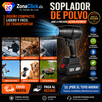Soplador De Carbón y Polvo Profesional Negro ENVÍO GRATIS + PAGA AL RECIBIR