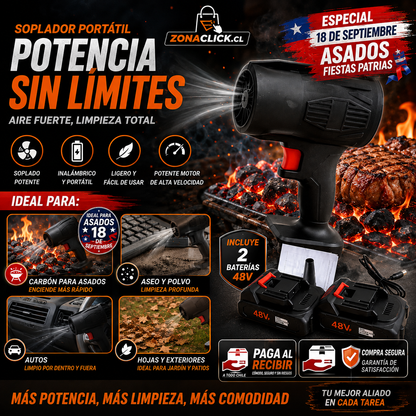 Soplador De Carbón y Polvo Profesional Negro ENVÍO GRATIS + PAGA AL RECIBIR