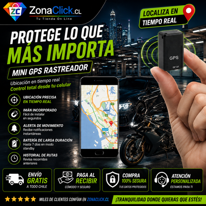 Mini GPS + ENVÍO GRATIS + PAGA AL RECIBIR