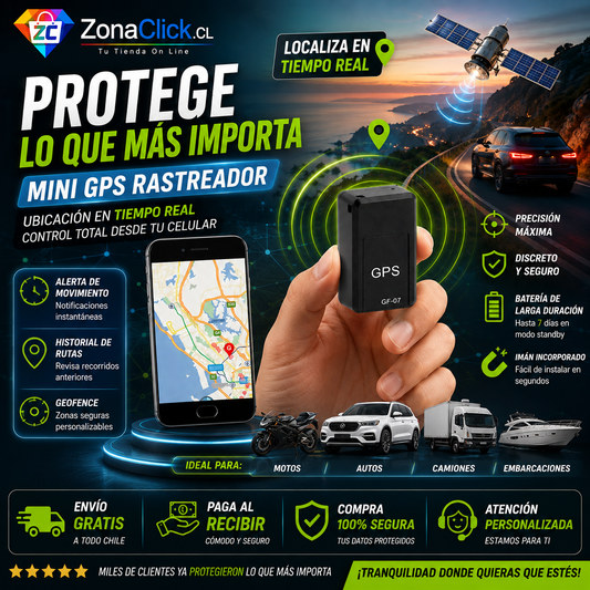 Mini GPS + ENVÍO GRATIS + PAGA AL RECIBIR