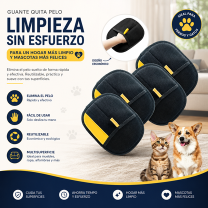 🐾Guante Removedor de Pelo Mascotas🐾 + ENVÍO GRATIS + PAGA AL RECIBIR ✨