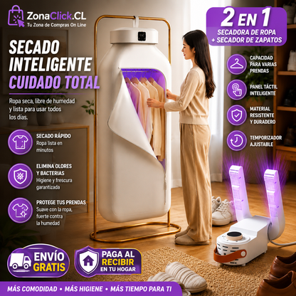 🌦️Kit Invierno:  1 Secadora Ropa + 1 Secadora Zapatillas - 🚚ENVÍO GRATIS - PAGA AL RECIBIR🏡