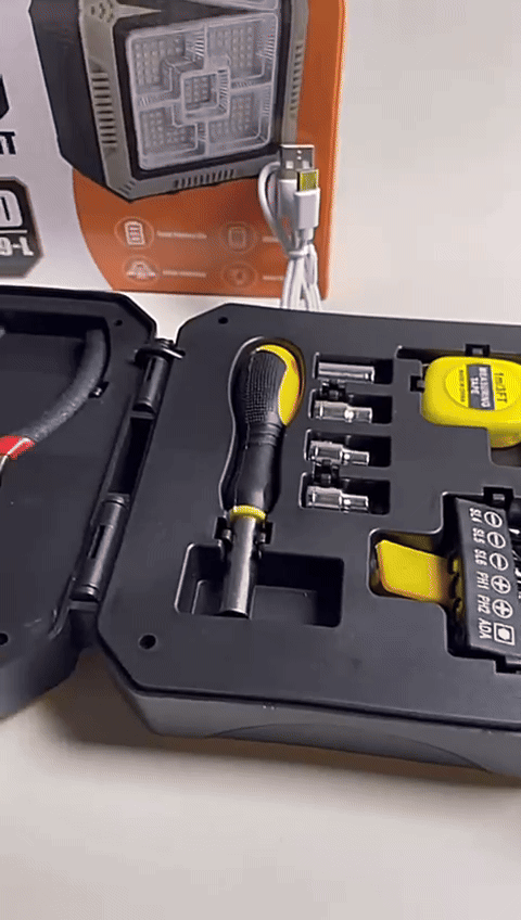 Linterna Carga Solar Kit Herramientas ENVÍO GRATIS