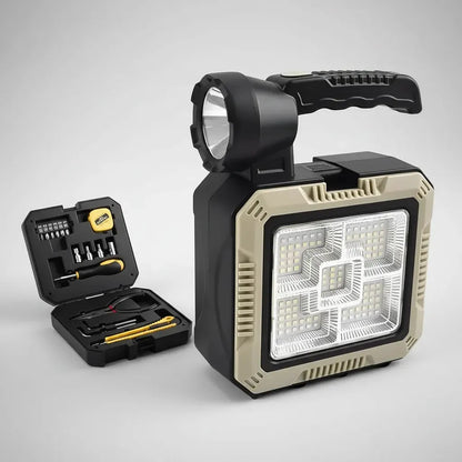 Linterna Carga Solar Kit Herramientas ENVÍO GRATIS