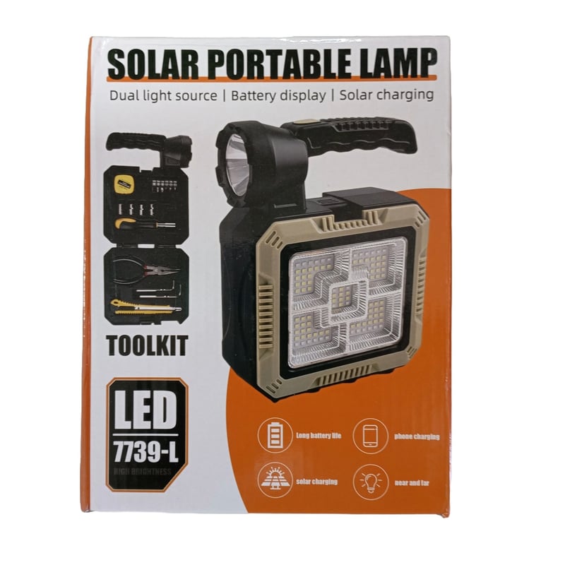 Linterna Carga Solar Kit Herramientas ENVÍO GRATIS