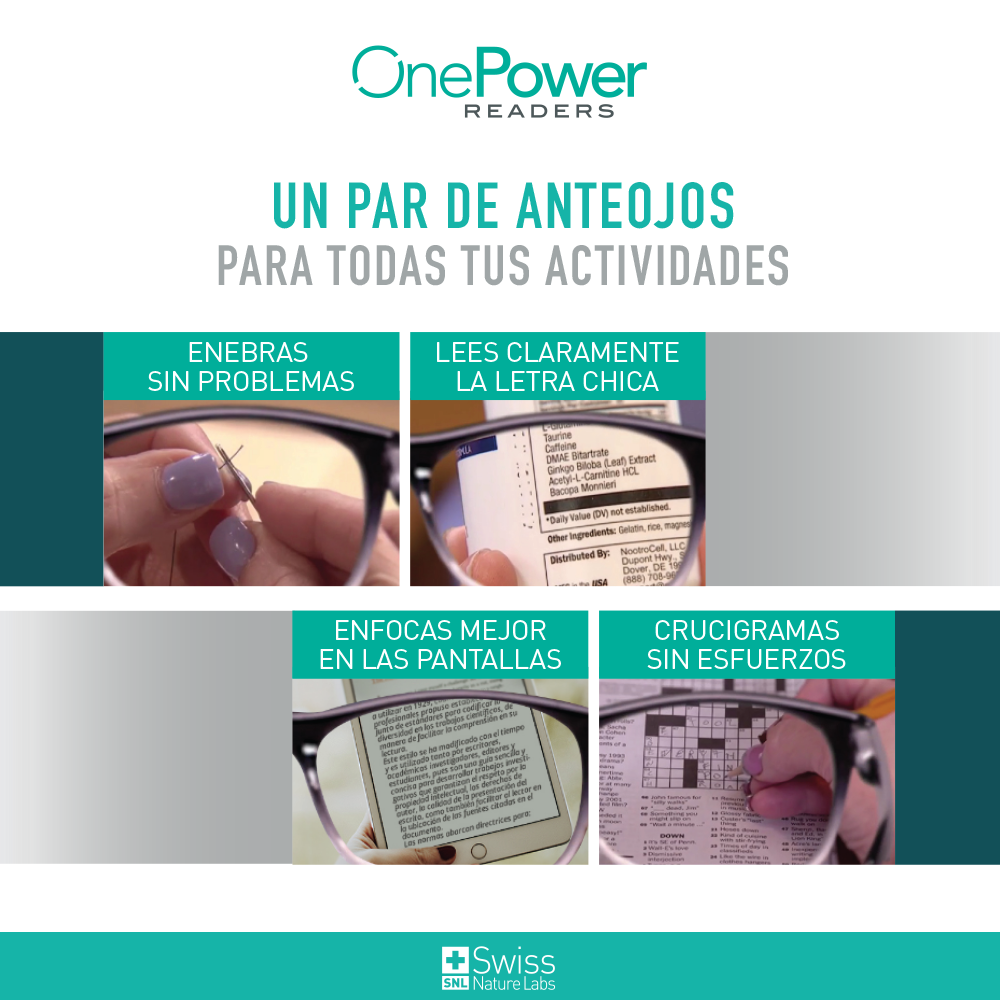 Pack 3 👓- One Power Readers Lentes Multifocal + ENVÍO GRATIS + PAGA AL RECIBIR🏡
