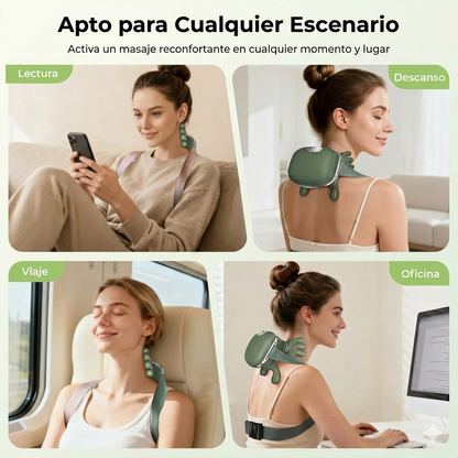 Masajeador Eléctrico Portátil de Dedos con Calor y Vibración + ENVÍO GRATIS 🏡
