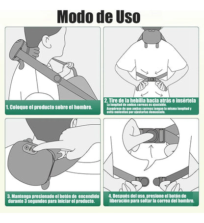Masajeador Eléctrico Portátil de Dedos con Calor y Vibración + ENVÍO GRATIS 🏡