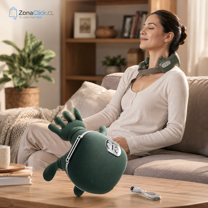 Masajeador Eléctrico Portátil de Dedos con Calor y Vibración + ENVÍO GRATIS 🏡