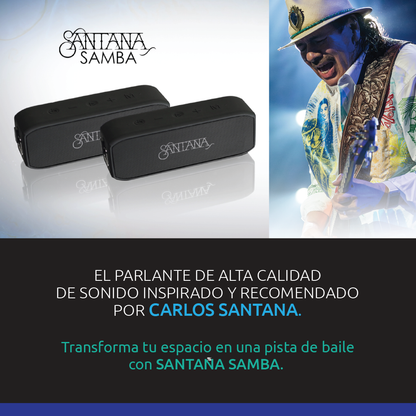 🎶Santana Samba: 🔊 Parlante Bluetooth 5.1 🎶+ ENVÍO GRATIS + PAGA AL RECIBIR 🏠