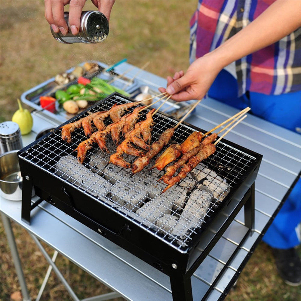 🔥Mini Parrilla Portátil Plegable a Carbón 🔥+ ENVÍO GRATIS 🔥