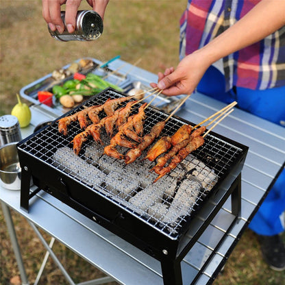 🔥Mini Parrilla Portátil Plegable a Carbón 🔥+ ENVÍO GRATIS 🔥