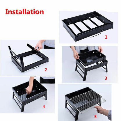 🔥Mini Parrilla Portátil Plegable a Carbón 🔥+ ENVÍO GRATIS 🔥