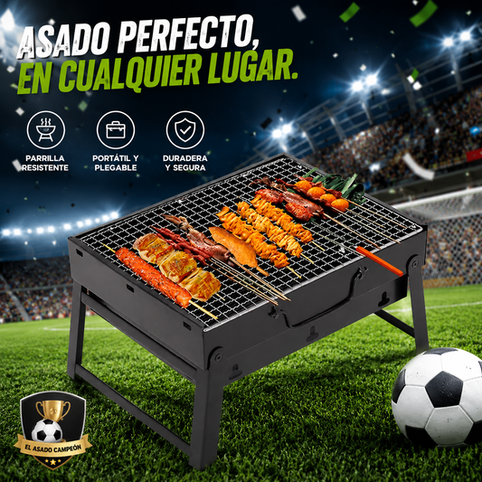🔥Mini Parrilla Portátil Plegable a Carbón 🔥+ ENVÍO GRATIS 🔥