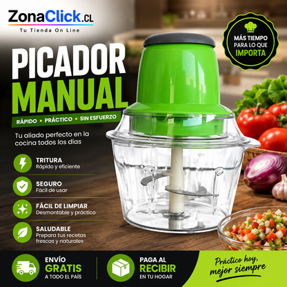 🔪Picadora Eléctrica con capacidad  1,8 Litros + 🚚 ENVIO GRATIS + PAGA AL RECIBIR 🏠