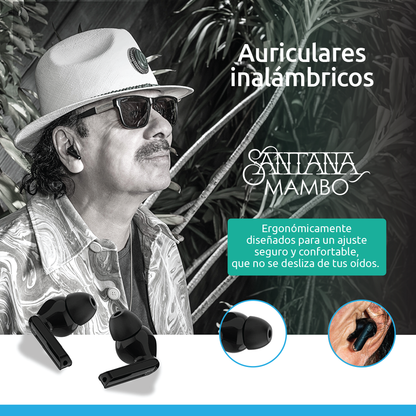 🎧Santana Mambo Auriculares Inalámbricos🎶🚚ENVÍO GRATIS + PAGA AL RECIBIR🏠