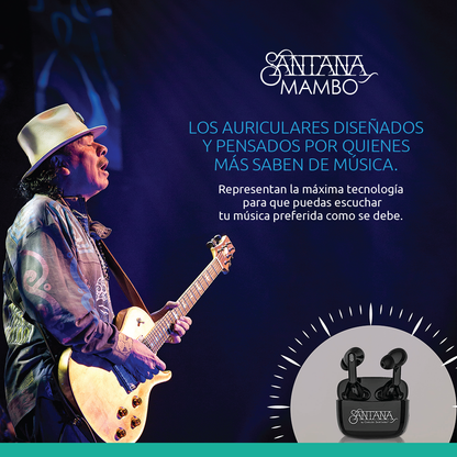 🎧Santana Mambo Auriculares Inalámbricos🎶🚚ENVÍO GRATIS + PAGA AL RECIBIR🏠