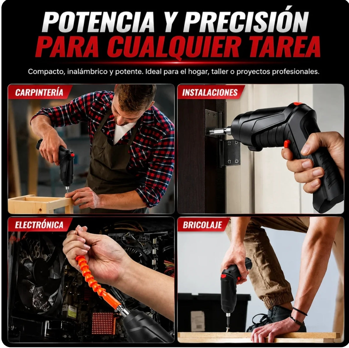 Set Desatronillador Portátil + ENVÍO GRATIS