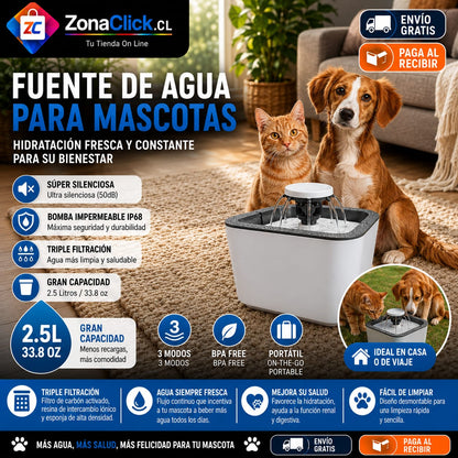 HydroPet Fresh™ – Fuente Inteligente para Perros y Gatos ENVÍO GRATIS🏠