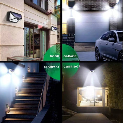☀️Foco Solar 100 Led Sensor Movimiento 🚶🏻‍➡️+ ENVÍO GRATIS + PAGA AL RECIBIR🏡