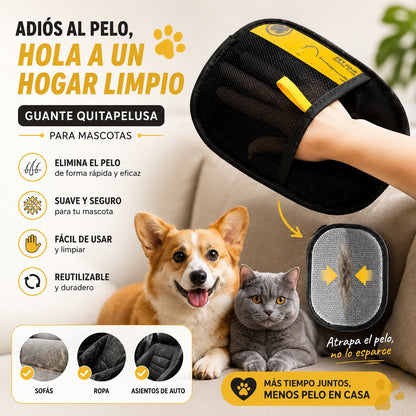 🐾Guante Removedor de Pelo Mascotas🐾 + ENVÍO GRATIS + PAGA AL RECIBIR ✨
