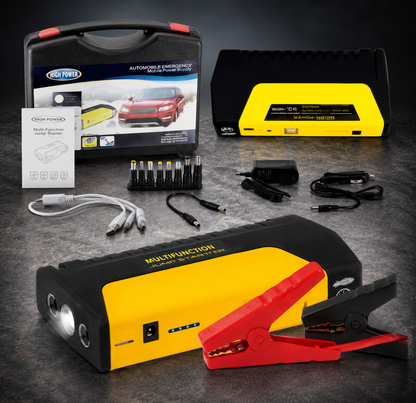 Kit Emergencia - Cargador Partidor de Baterías + Inflador - ENVÍO GRATIS