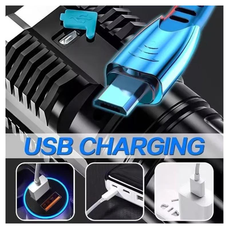 LINTERNA MARTILLO DE EMERGENCIAS 4 EN 1 + ENVÍO GRATIS