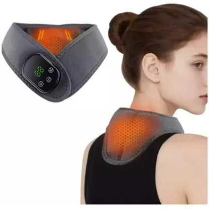 Masajeador Térmico De Cuello 2 en 1 Vibración y Terapia Calor ENVÍO GRATIS