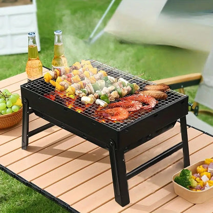 🔥Mini Parrilla Portátil Plegable a Carbón 🔥+ ENVÍO GRATIS 🔥