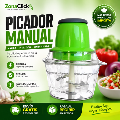 🔪Picadora Eléctrica con capacidad  1,8 Litros + 🚚 ENVIO GRATIS + PAGA AL RECIBIR 🏠