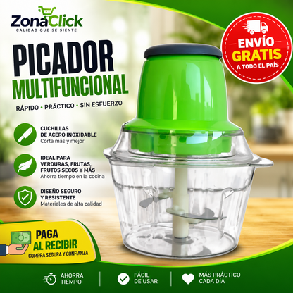 🔪Picadora Eléctrica con capacidad  1,8 Litros + 🚚 ENVIO GRATIS + PAGA AL RECIBIR 🏠