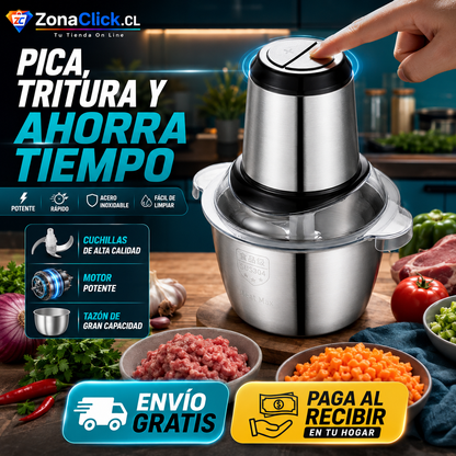 Picadora Eléctrica 2 Velocidades + ENVIO GRATIS + PAGA AL RECIBIR 🏠