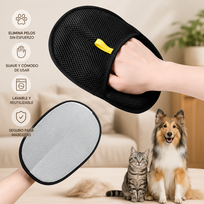 🐾Guante Removedor de Pelo Mascotas🐾 + ENVÍO GRATIS + PAGA AL RECIBIR ✨