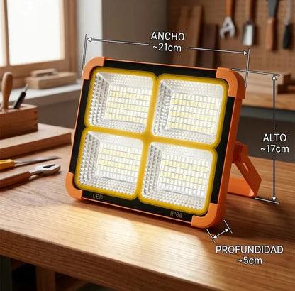 Foco de Emergencia LED Solar Recargable + ENVÍO GRATIS + PAGA AL RECIBIR